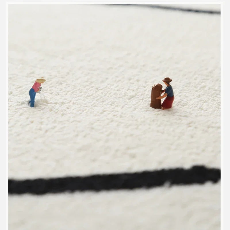 Weicher, flauschiger Teppich