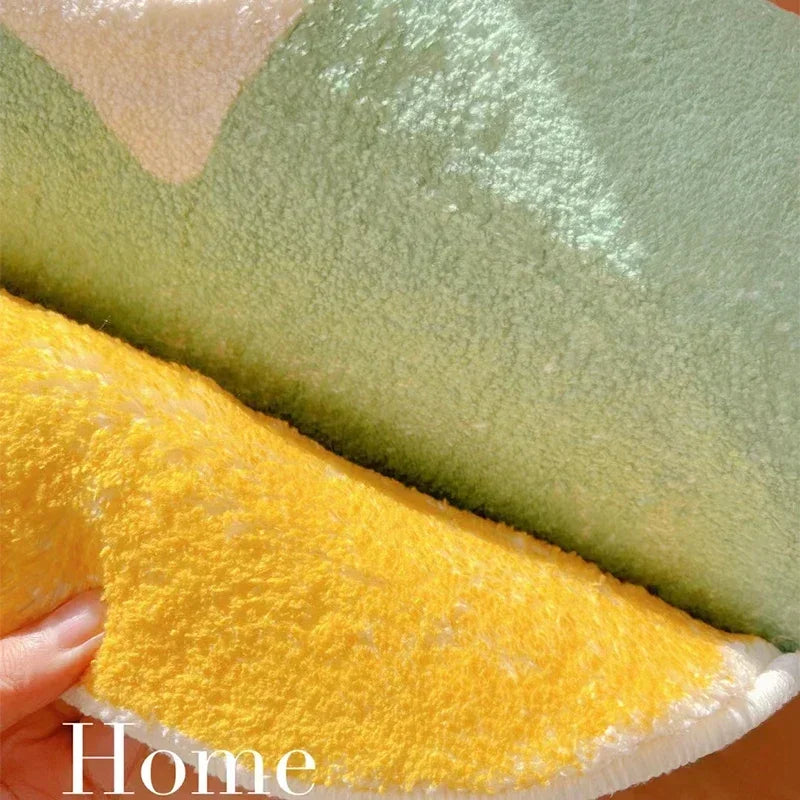 Cremefarbener Kaschmirteppich