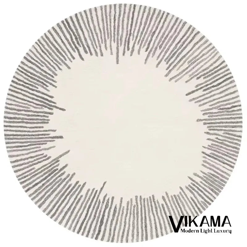 Luxuriöser runder Teppich