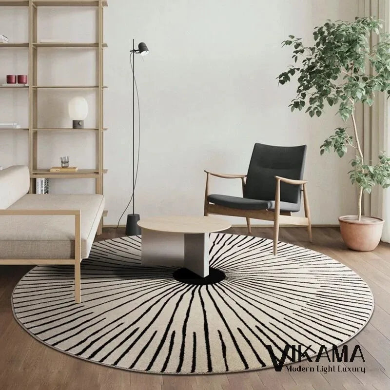 Luxuriöser runder Teppich