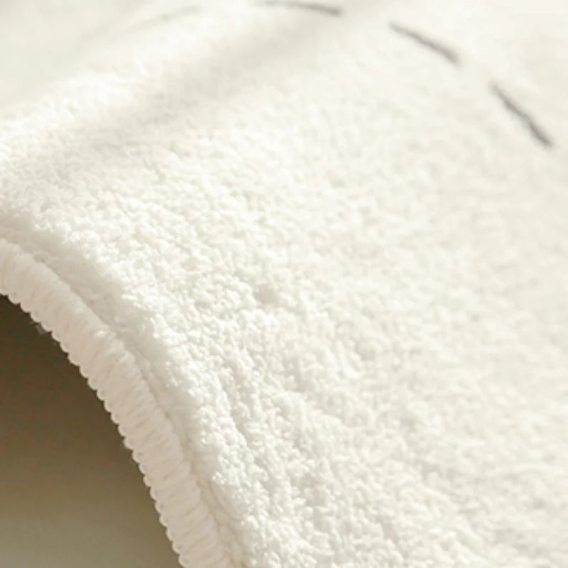 Blumen-Plüschteppich