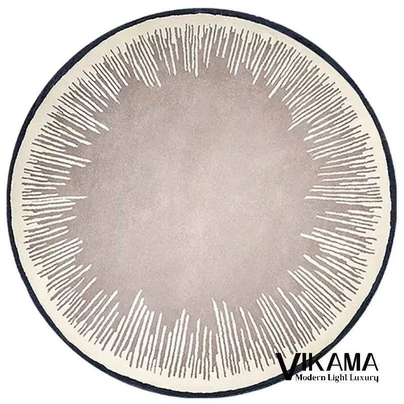 Luxuriöser runder Teppich