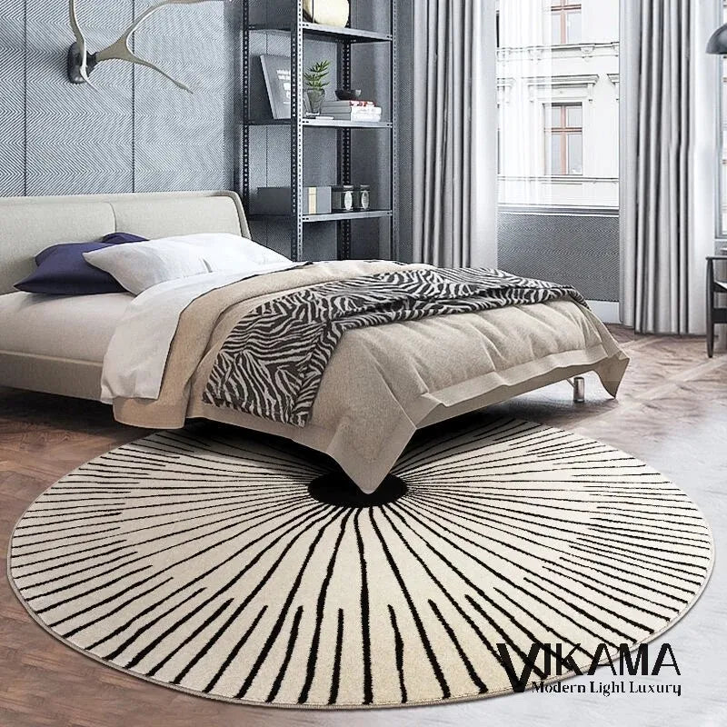 Luxuriöser runder Teppich