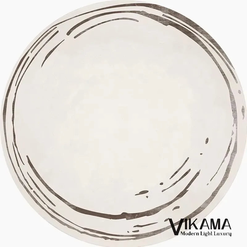 Luxuriöser runder Teppich