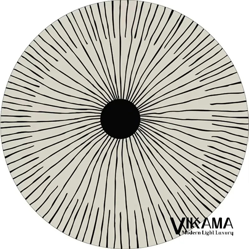 Luxuriöser runder Teppich