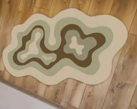 Flauschiger Bettvorleger