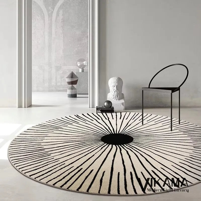 Luxuriöser runder Teppich