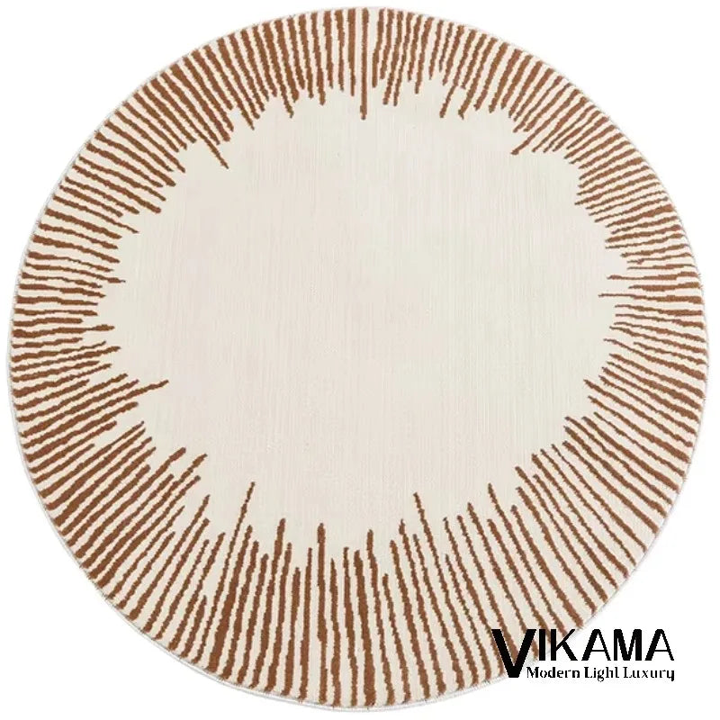 Luxuriöser runder Teppich