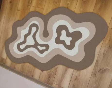 Flauschiger Bettvorleger