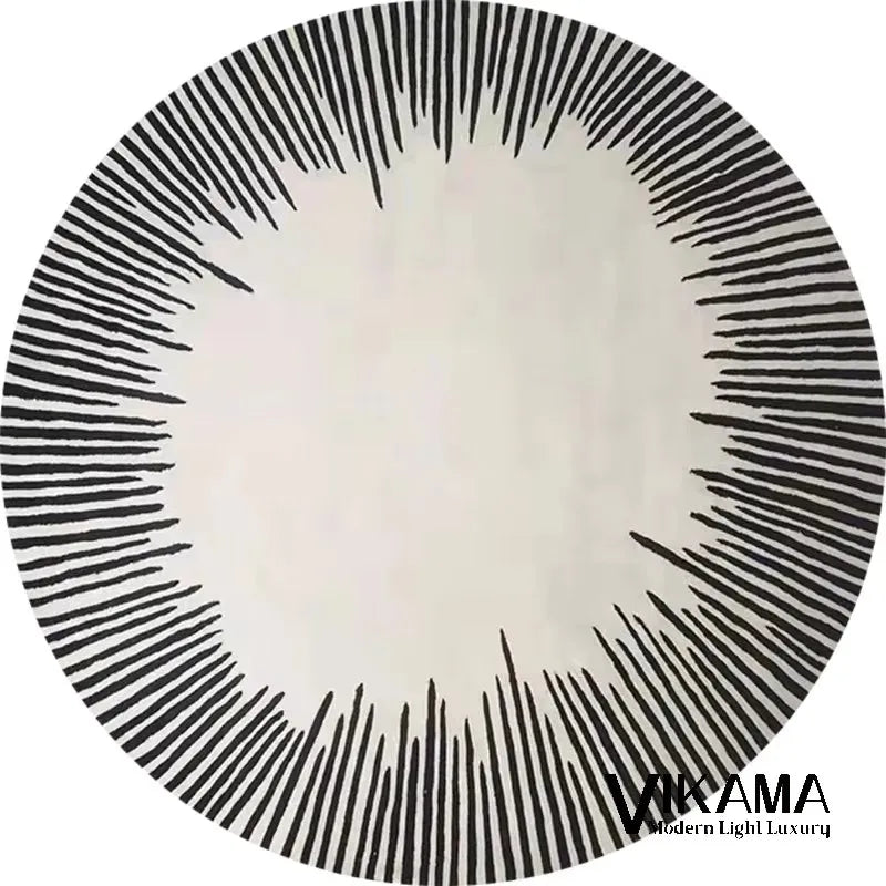 Luxuriöser runder Teppich