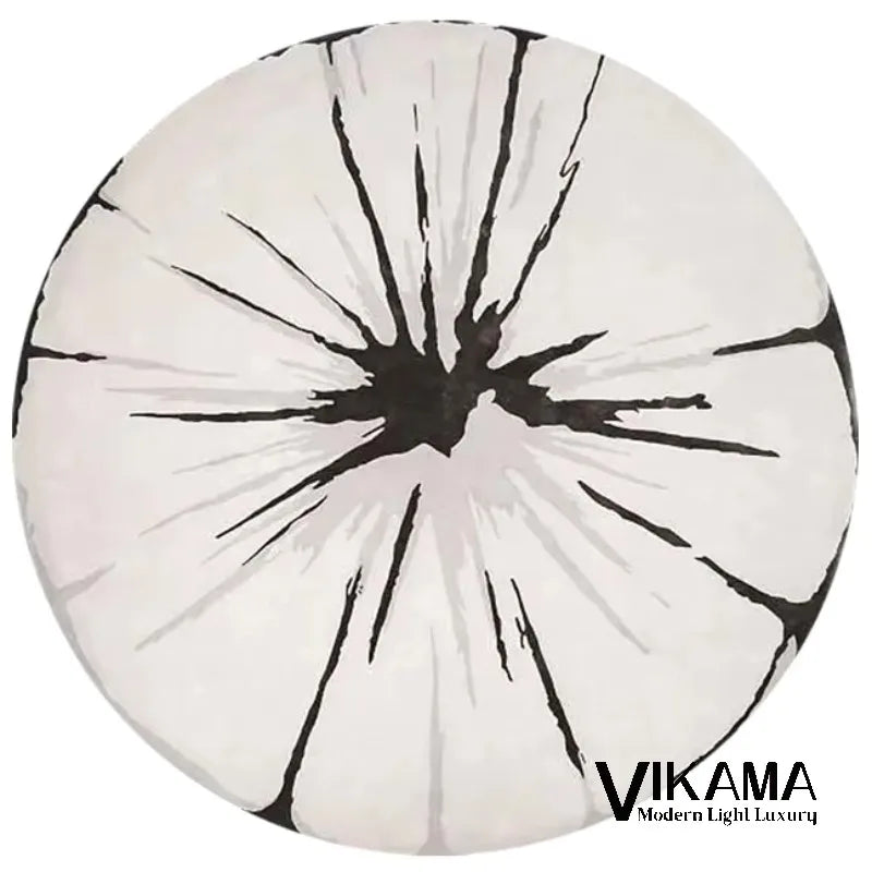 Luxuriöser runder Teppich