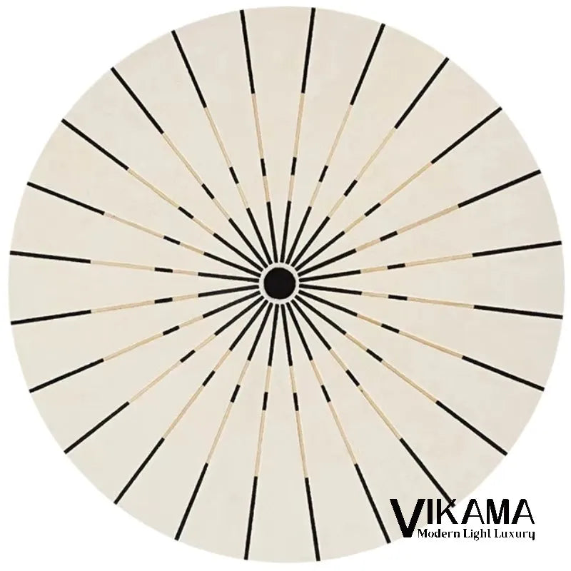 Luxuriöser runder Teppich