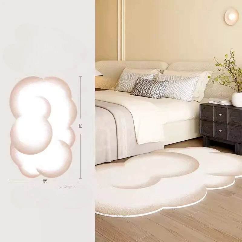 Minimalistischer Plüschteppich