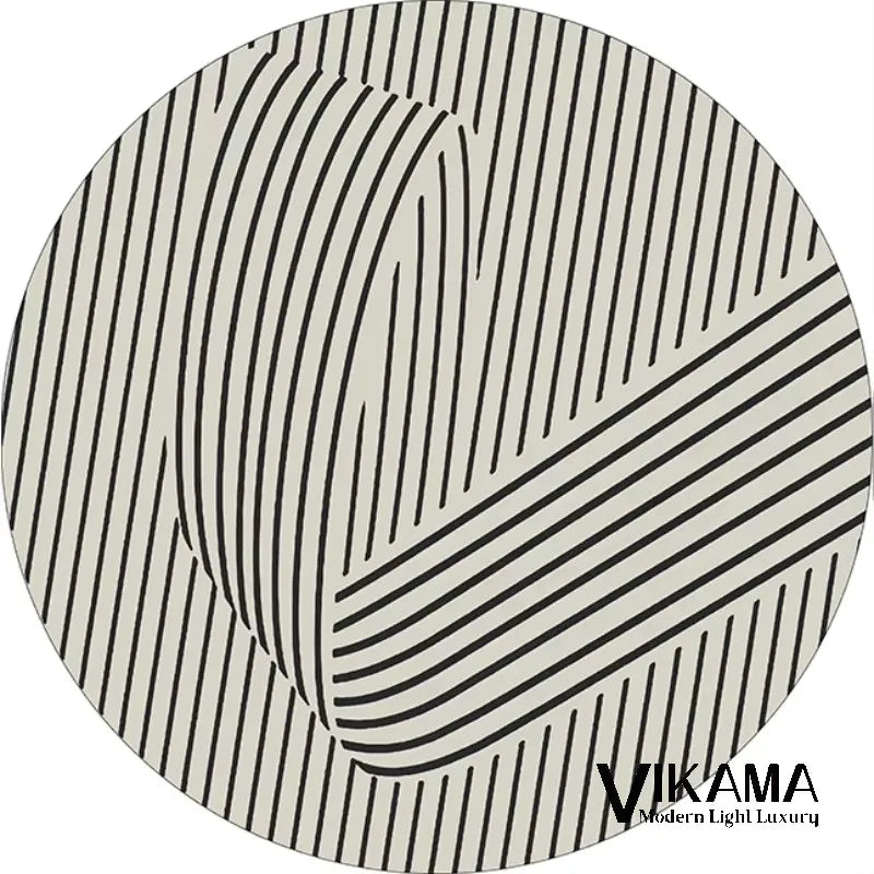 Luxuriöser runder Teppich