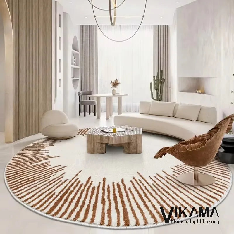 Luxuriöser runder Teppich