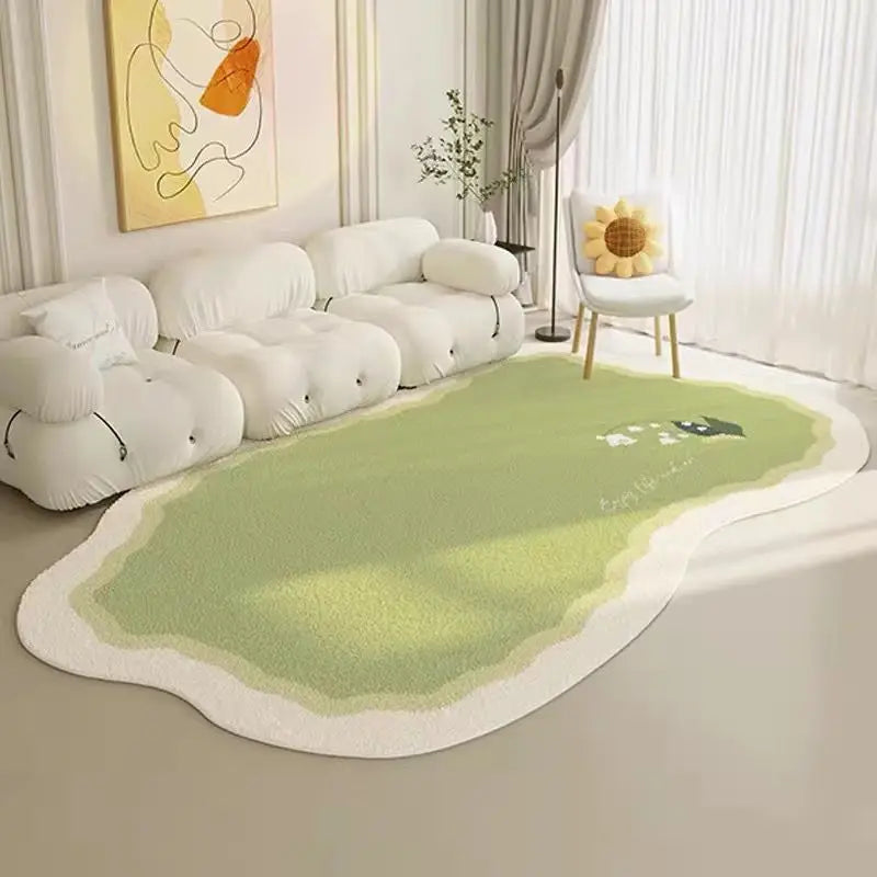 Blumen-Plüschteppich