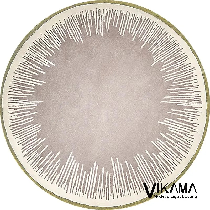 Luxuriöser runder Teppich